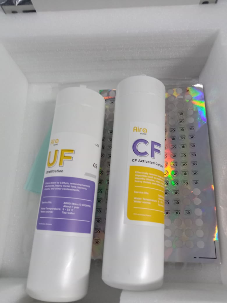 BACFREE Aira Sparkling Water Dispenser Filter Cartridge (CF & UF)