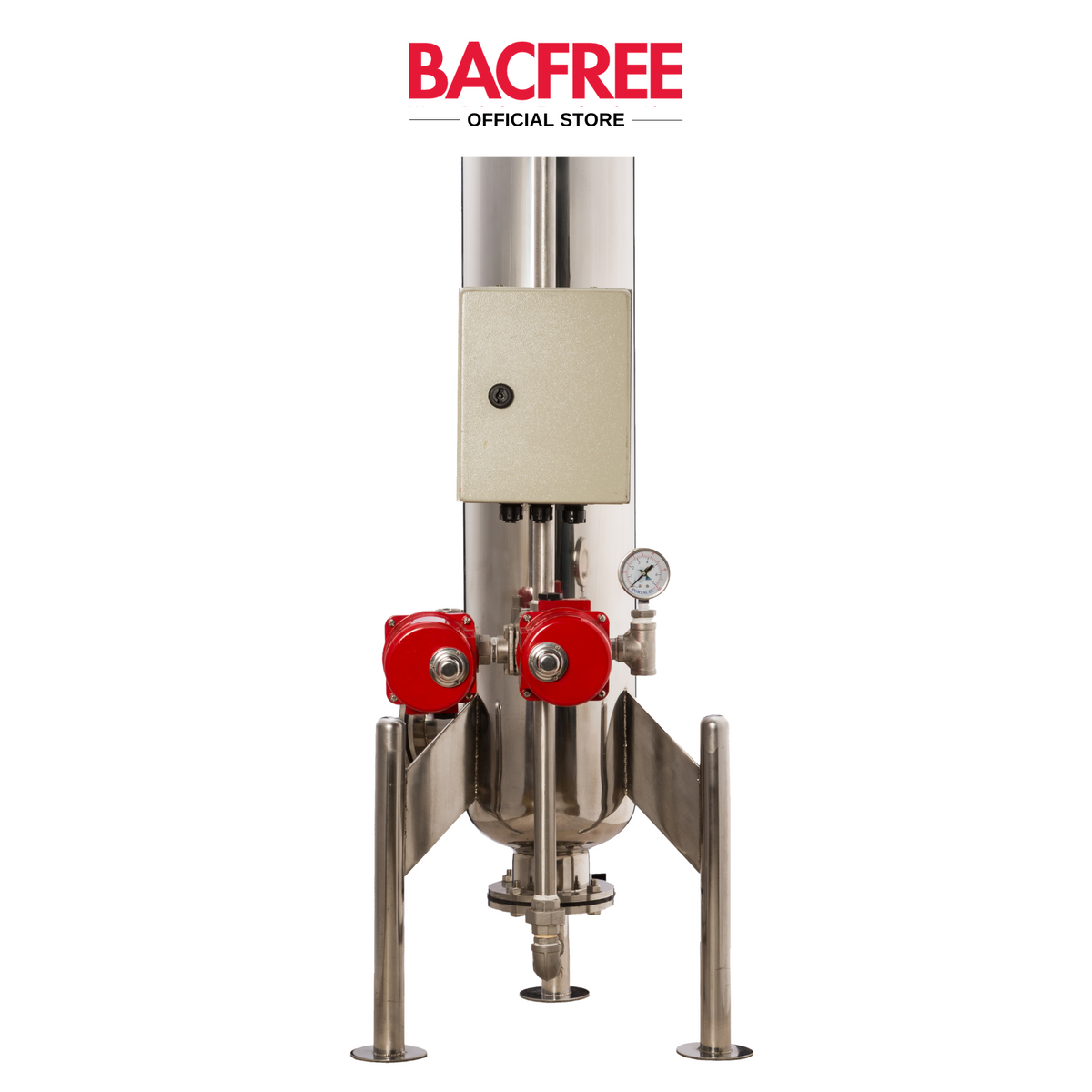 BACFREE ER28S-Auto Backwash Stainless Steel 304 Polished Finishing Outdoor Water Filters