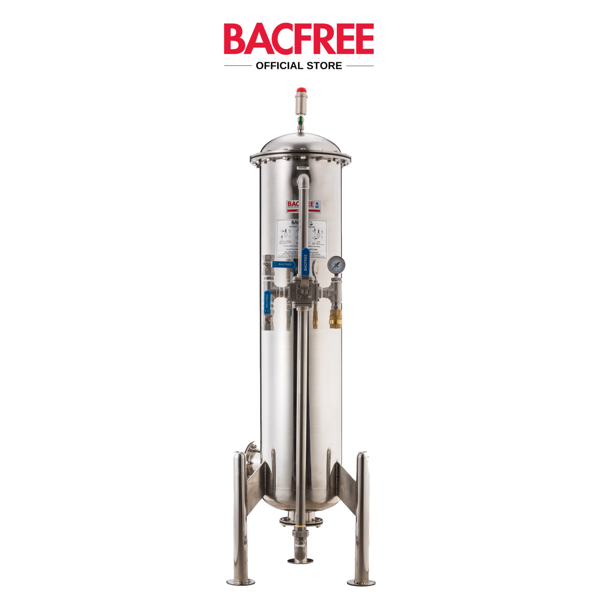 BACFREE ER28S Stainless Steel 304 Polished Finishing Outdoor Water Filters