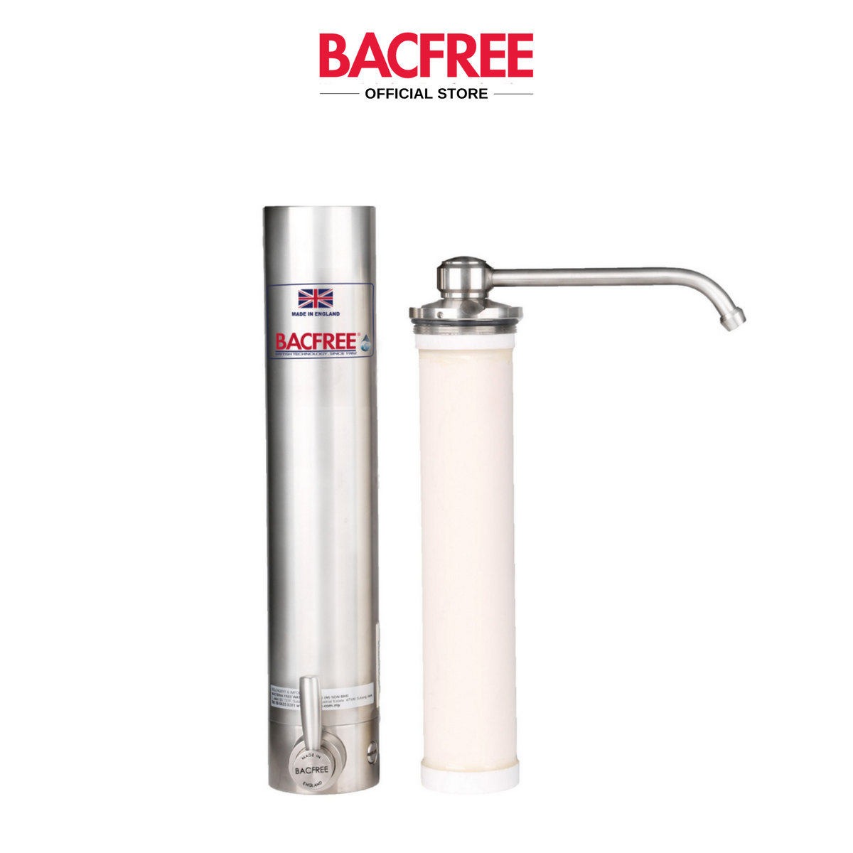 BACFREE BS3 Stainless Steel 304 Sink Top Water Purifiers