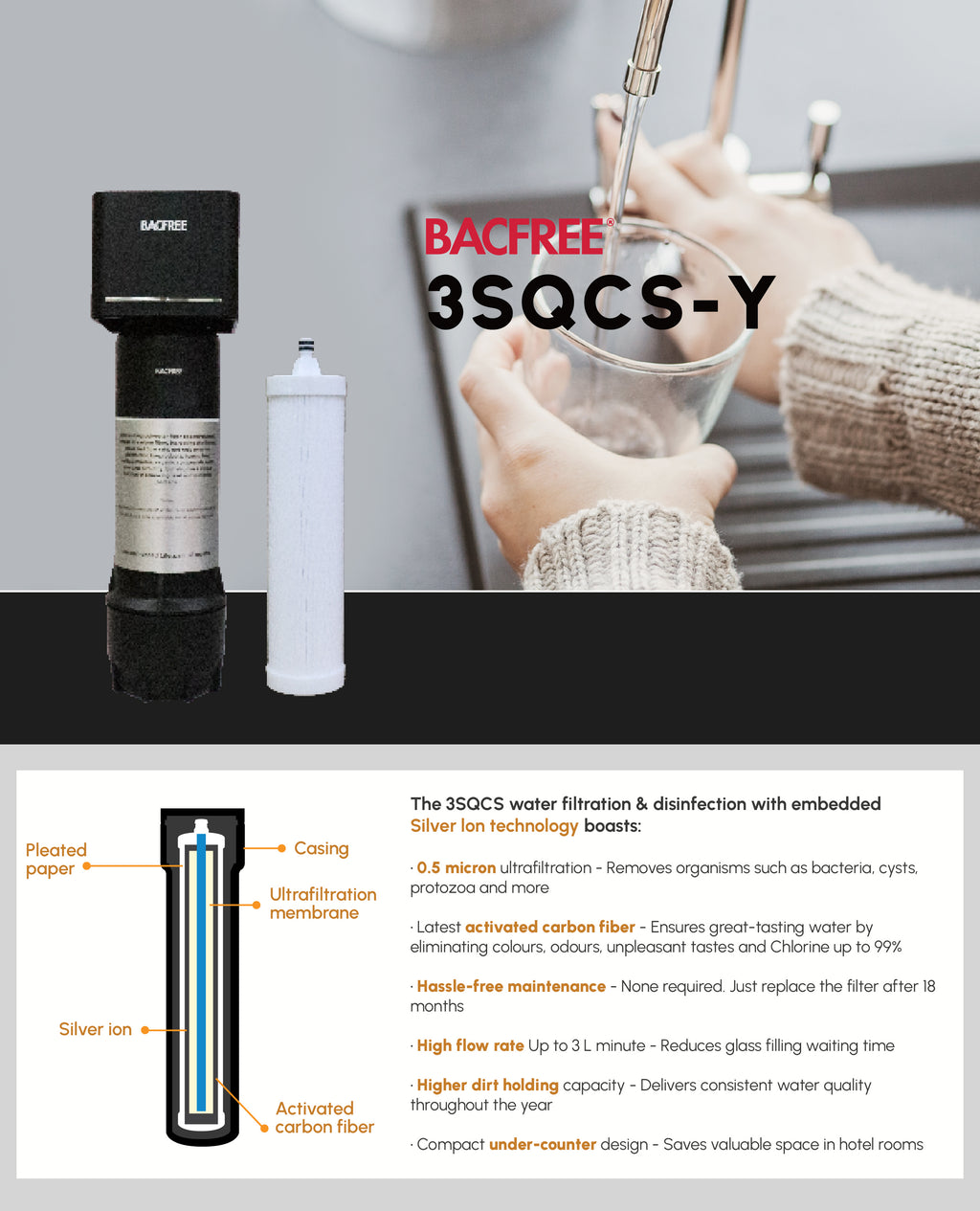 BACFREE Just Tap Trio 3-In-1