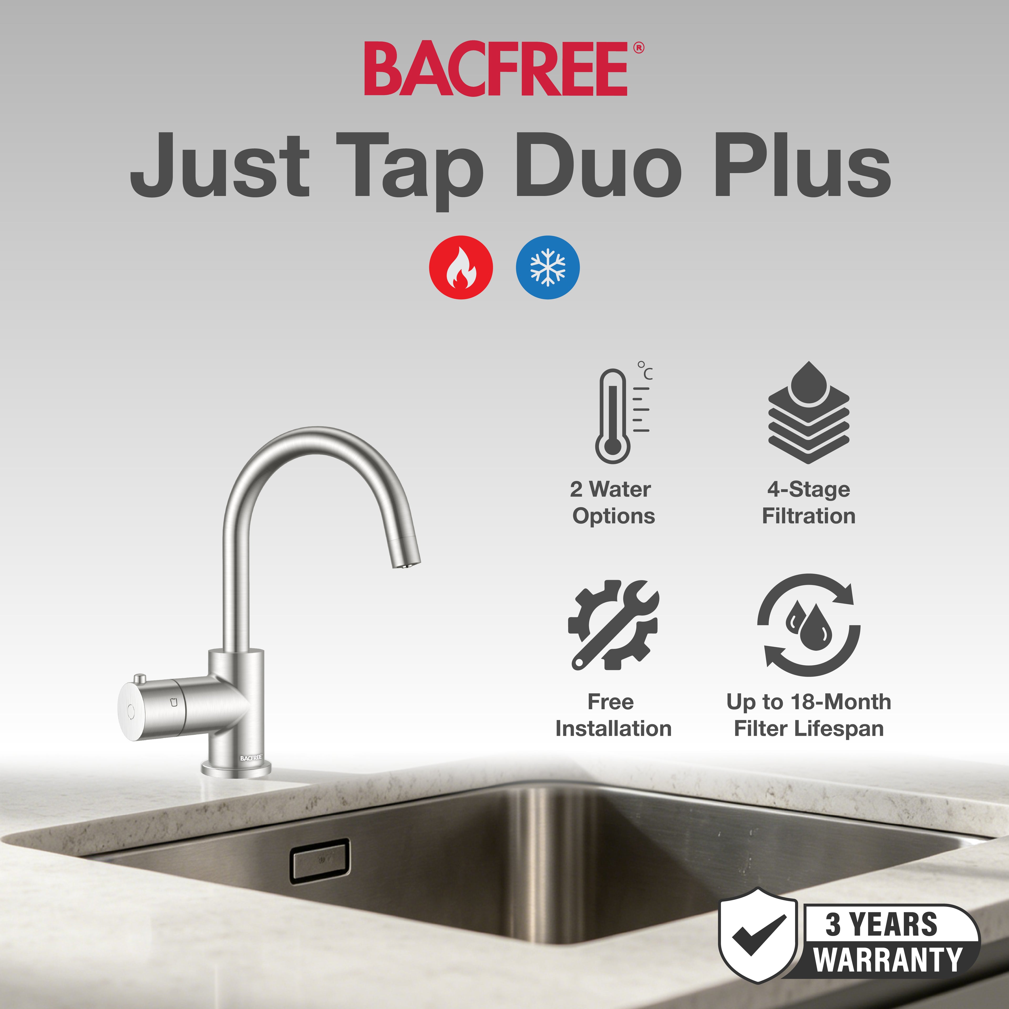 BACFREE Just Tap Duo Plus 2-In-1