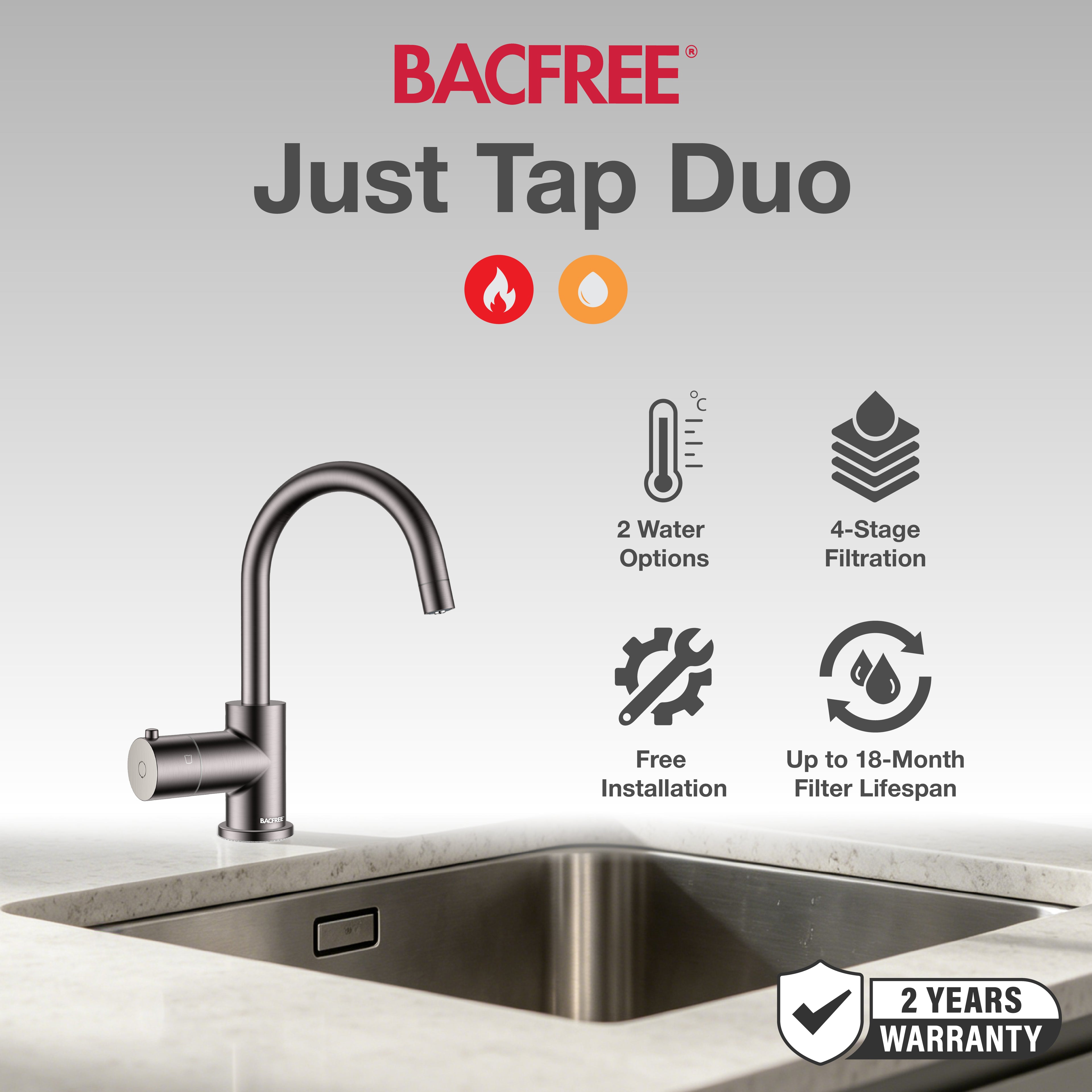 BACFREE Just Tap Duo 2-In-1
