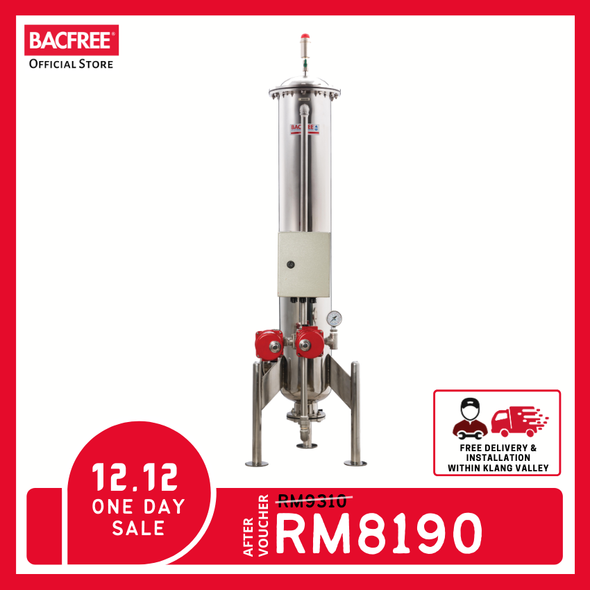 BACFREE ER19SM Auto Outdoor Filter for Home with Automatic Backwash (Free Installation within