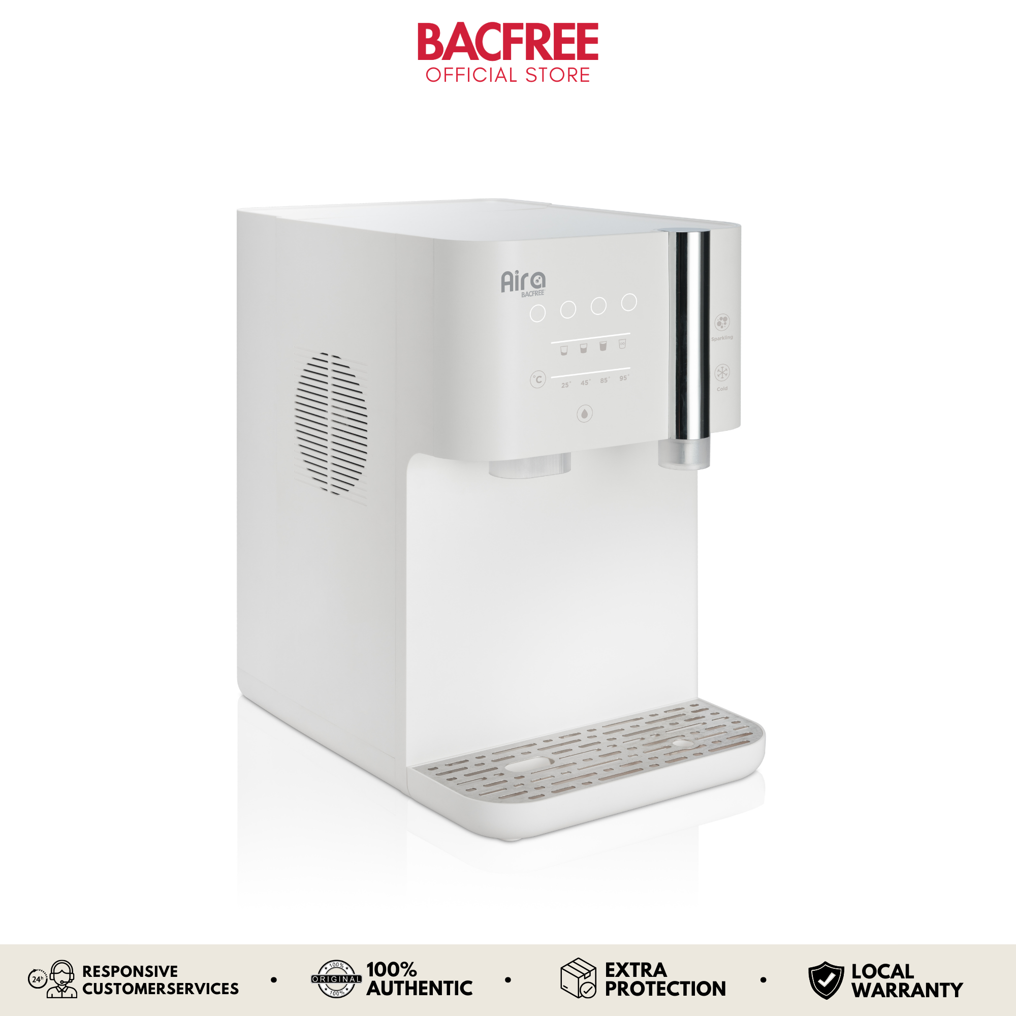BACFREE Aira Sparkling Water Dispenser with Ultration System