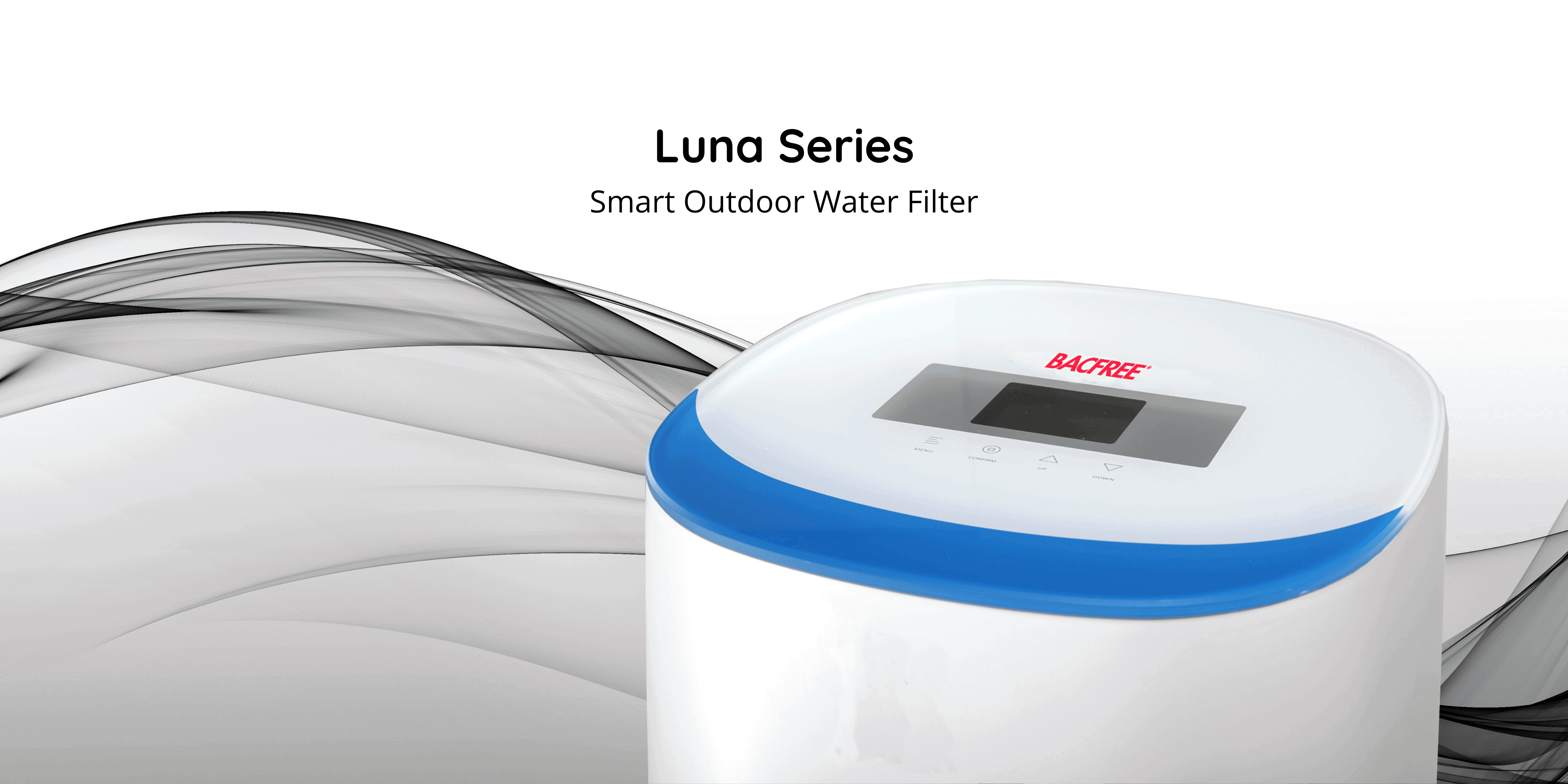 BACFREE Luna Pro Smart System 7 Layers Filtration Outdoor Water Filter with Automatic Backwash